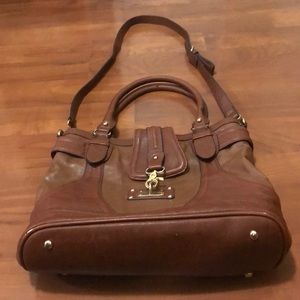 Classy Brown Cross Body Bag with Buckle